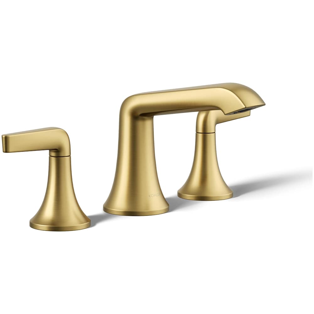 Tempered 1.2 GPM Widespread Bathroom Faucet with UltraGlide and Pop-Up Drain Assembly