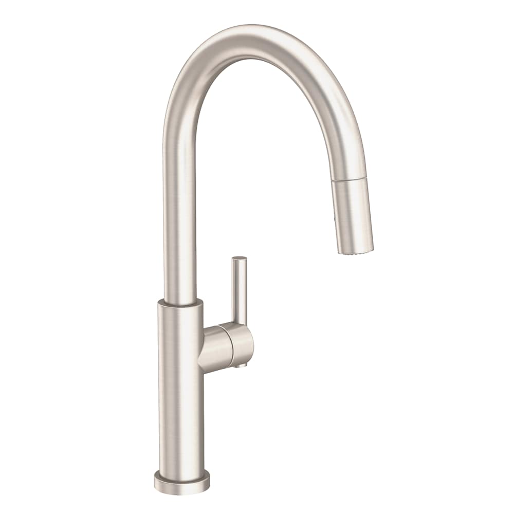 East Linear 1.8 GPM Single Hole Pull Down Kitchen Faucet
