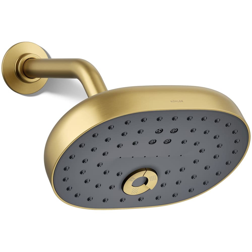Statement 1.75 GPM Multi Function Shower Head with MasterClean Sprayface and Katalyst Air Induction Technology