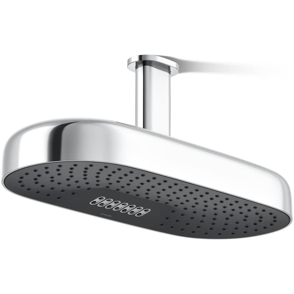 Statement 2.5 GPM Multi Function Rain Shower Head with MasterClean Sprayface and Katalyst Air Induction Technology