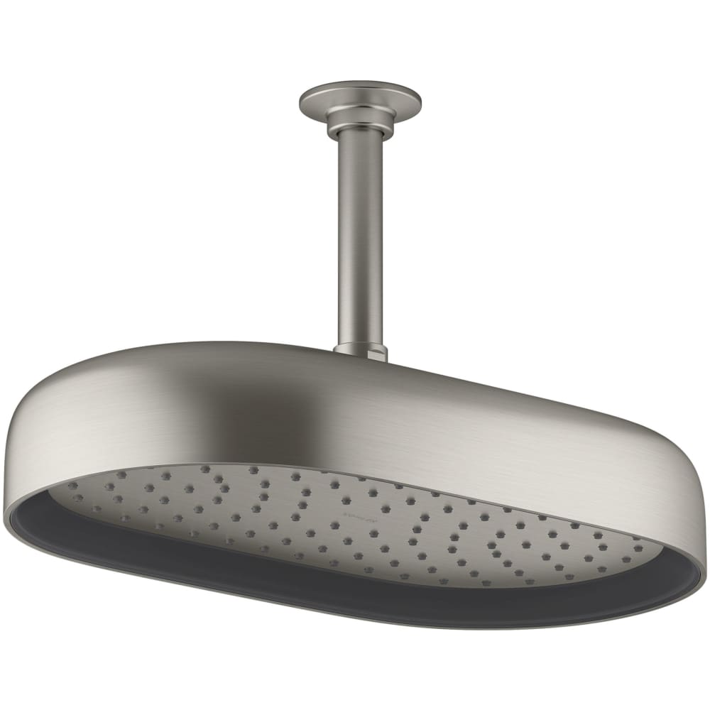 Statement Oblong 14" Single Function 2.5 GPM Rainhead with MasterClean Sprayface and Katalyst Air-Induction Technology