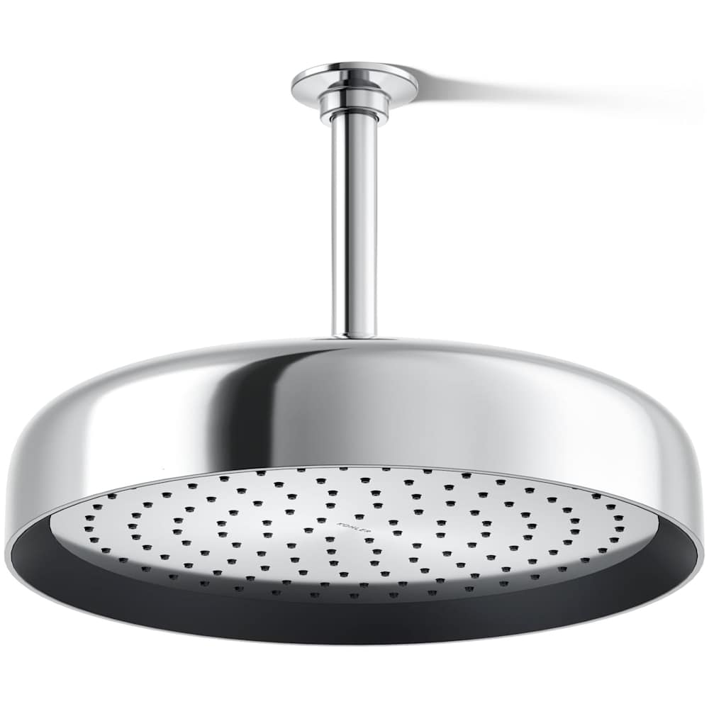 Statement Round 12" Single Function 2.5 GPM Rainhead with MasterClean Sprayface and Katalyst Air-Induction Technology