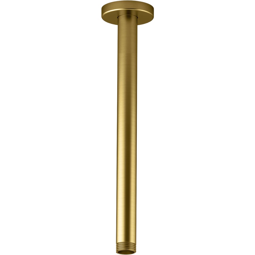 Statement 12" Ceiling Mounted Single Function Rainhead Arm and Flange