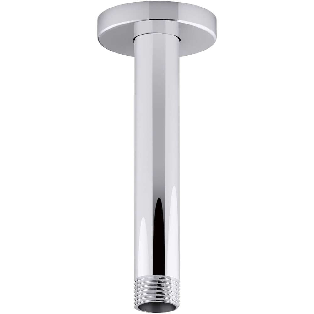 Statement 6" Ceiling Mounted Rainhead Arm and Flange