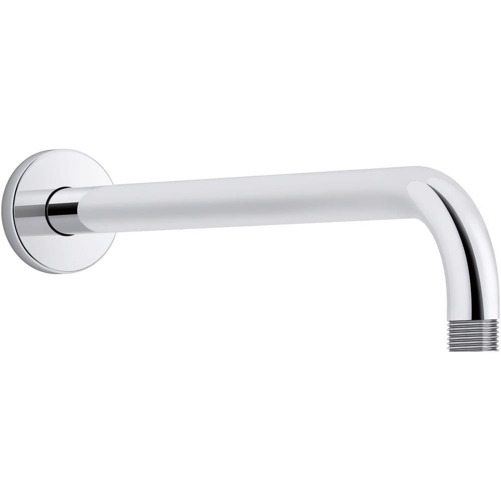 Statement 15-1/2" Wall Mounted Single Function Rainhead Arm and Flange
