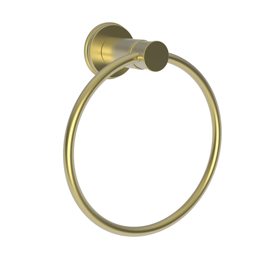 Griffey Single Post Solid Brass Towel Ring