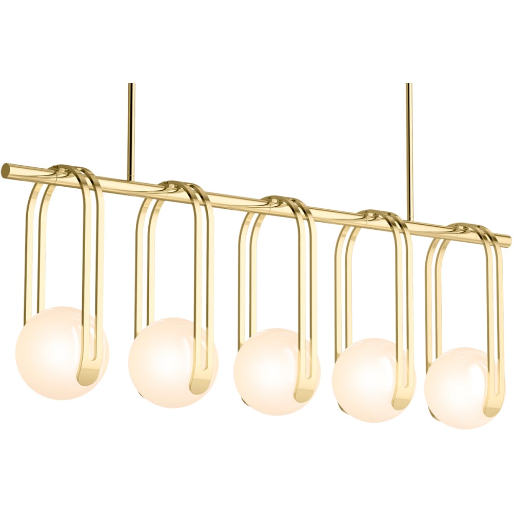 Kraga 5 Light 45" Wide Linear Chandelier