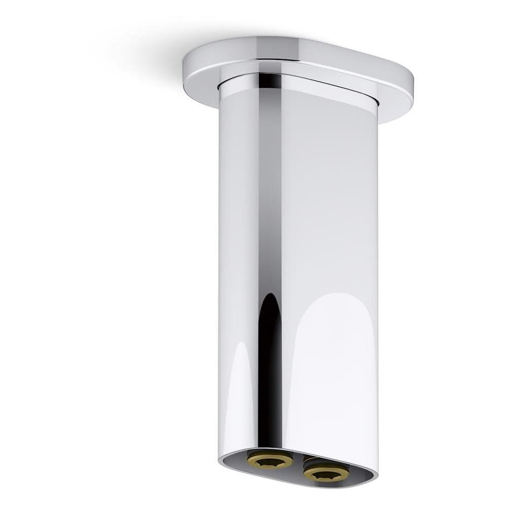 Statement 5" Ceiling-mount Two-Function Rainhead Arm and Flange