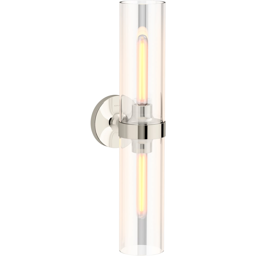 Purist 2 Light 22" Tall Bathroom Sconce