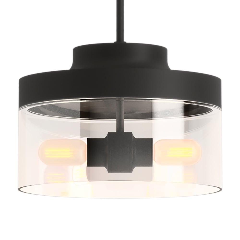 Purist 2 Light 13" Wide Pendant
