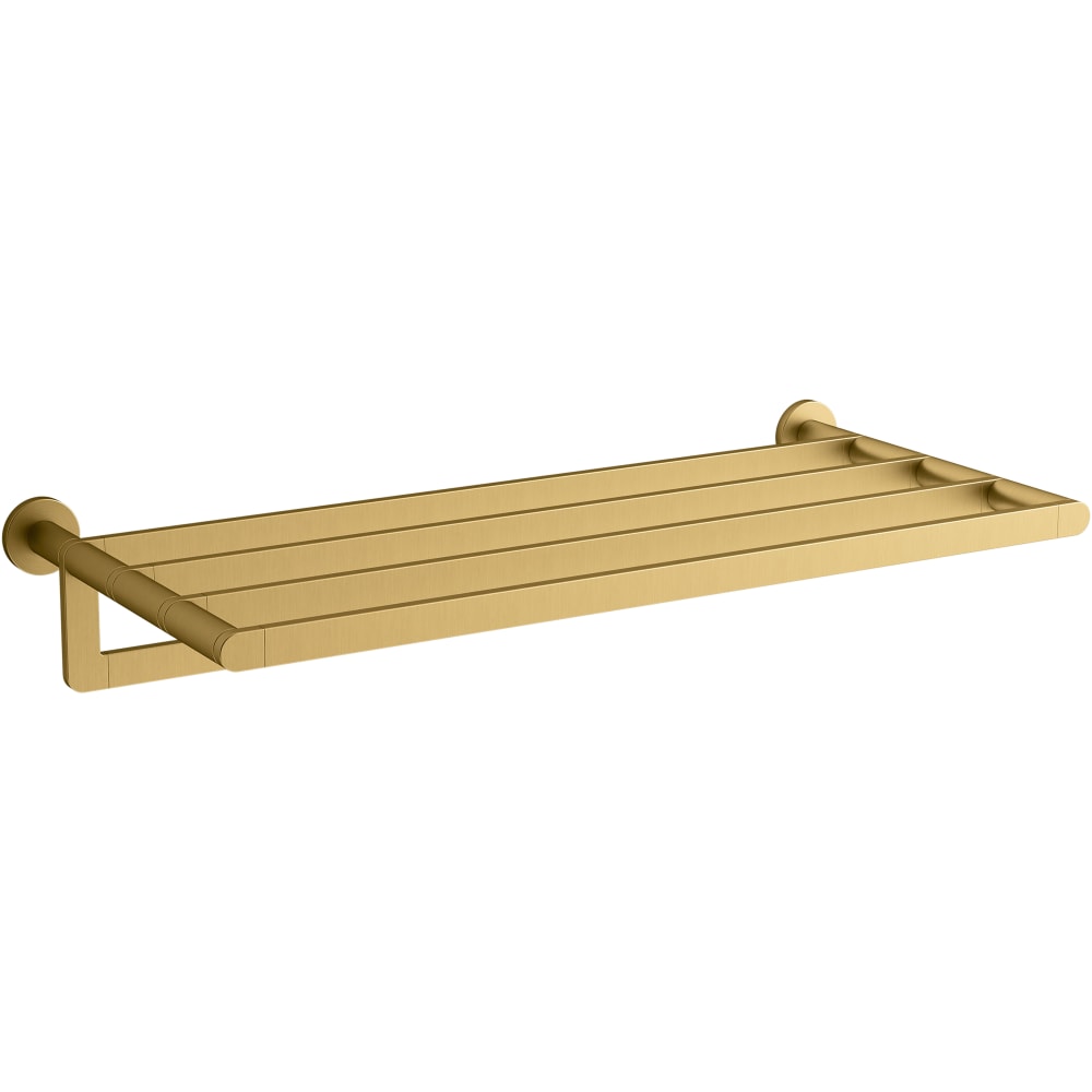 Composed 24" Brass Towel Rack