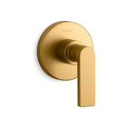 Vibrant Brushed Moderne Brass