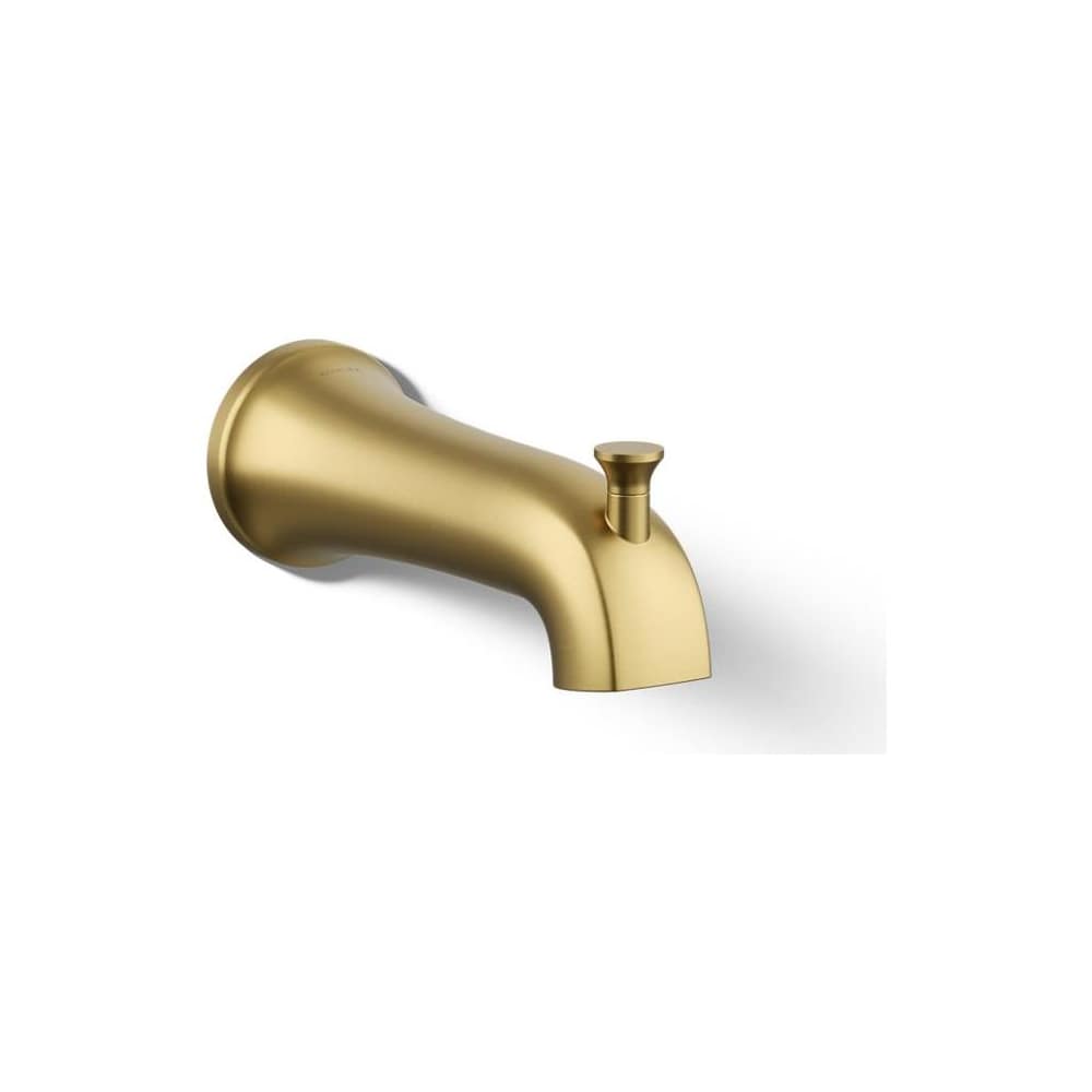 Tempered 6-3/8" Integrated Diverter Tub Spout