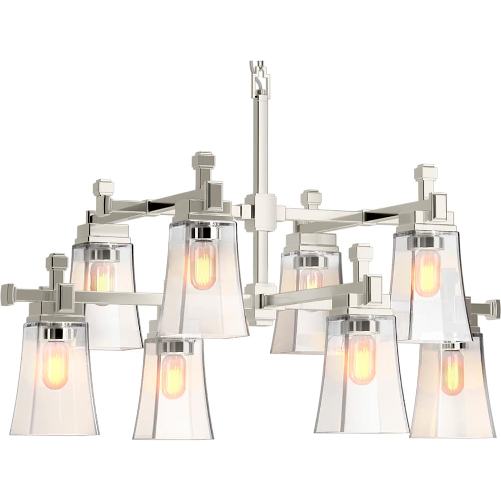 Riff 8 Light 33" Wide Chandelier