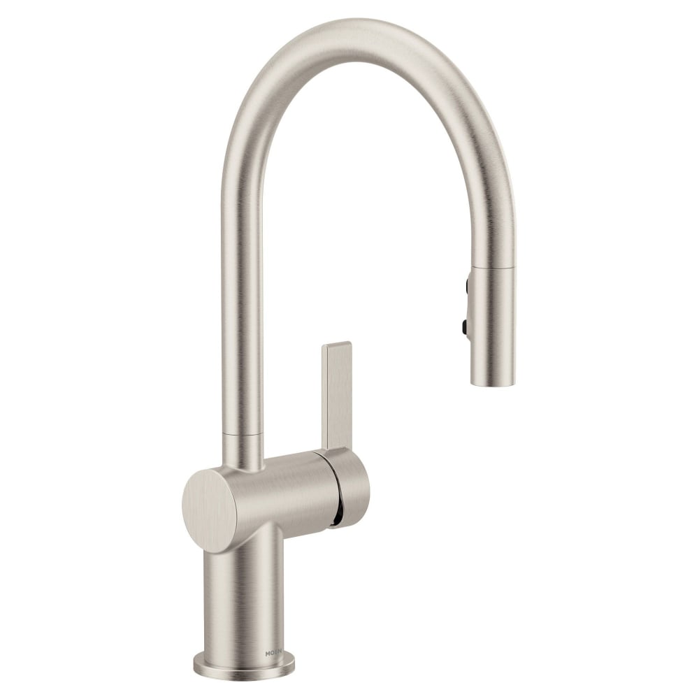 Moen Cia 1.5 GPM Single Hole Pull Down Kitchen Faucet Spot Resist Stainless