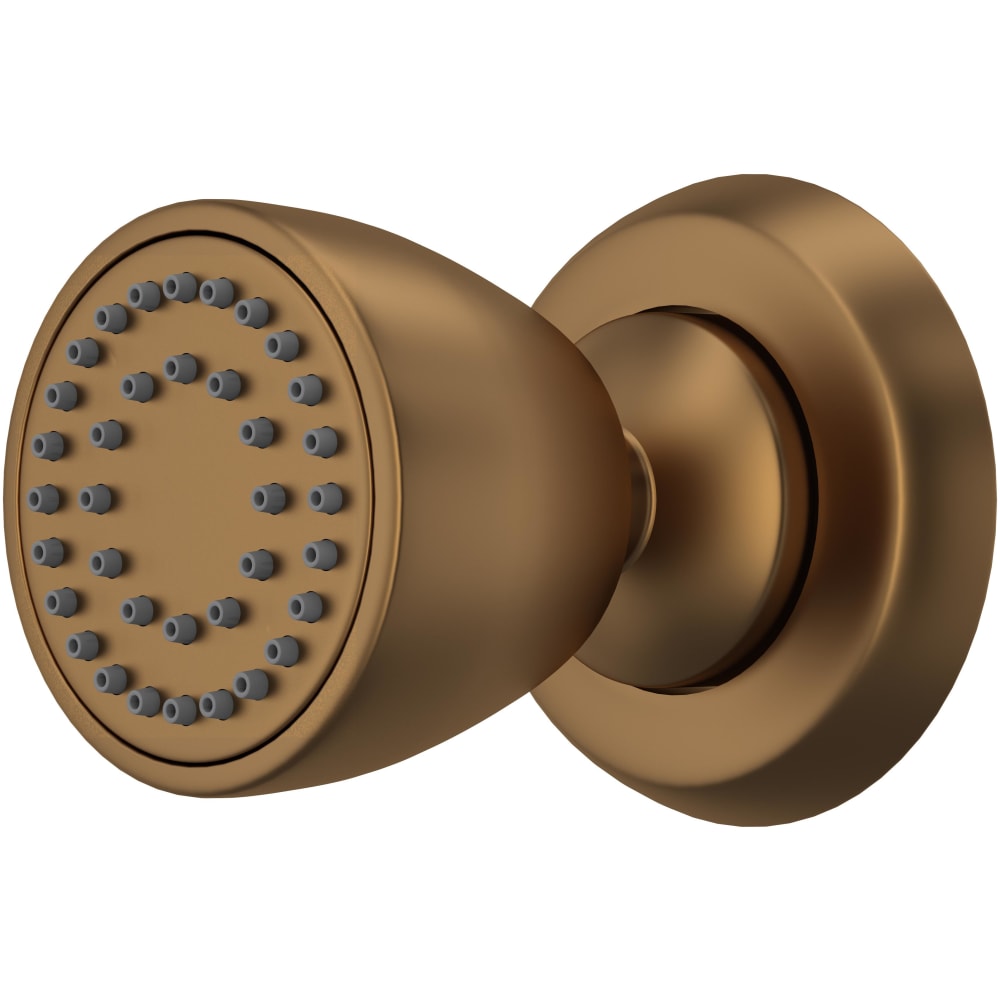 Holborn Single Function Round Brass Body Spray