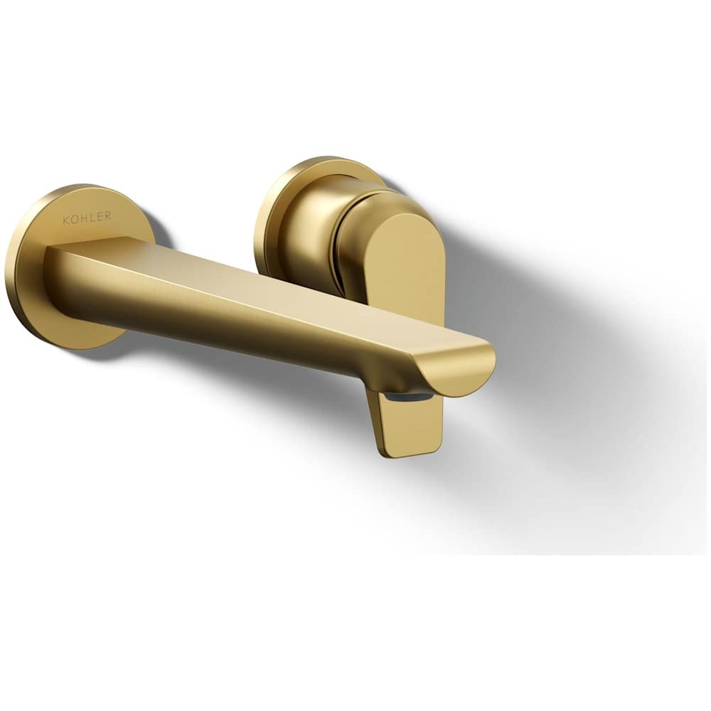 Avid 1.2 GPM Wall Mounted Mini-Widespread Bathroom Faucet