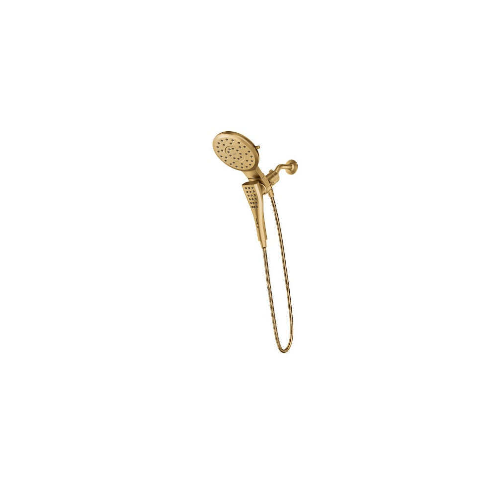 Moen Verso 2.5 GPM Multi Function Shower Head with Hand Shower Brushed Gold