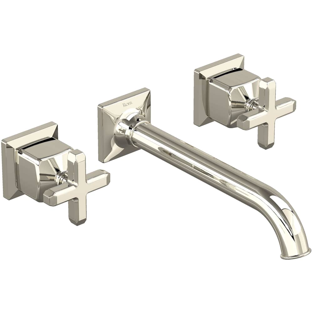 Apothecary 1.2 GPM Wall Mounted Widespread Bathroom Faucet