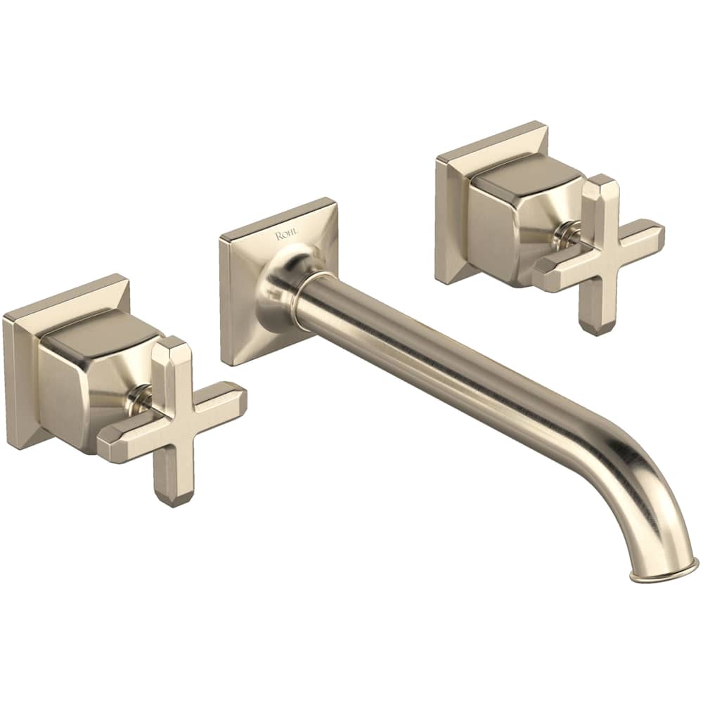 Apothecary 1.2 GPM Wall Mounted Widespread Bathroom Faucet