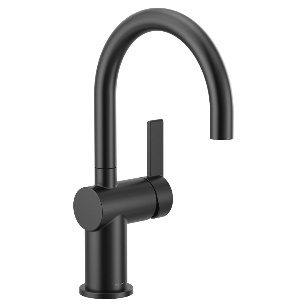 Moen Cia 1.5 GPM Single Hole Bar Faucet Matte Black