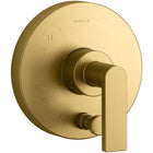 Vibrant Brushed Moderne Brass