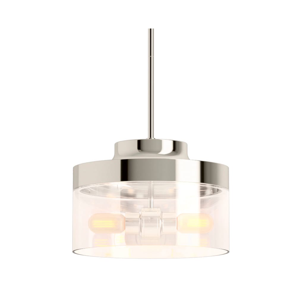 Purist 2 Light 13" Wide Pendant