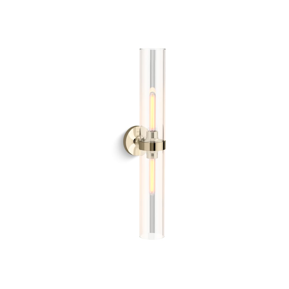 Purist 2 Light 29" Tall Sconce