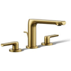 Vibrant Brushed Moderne Brass