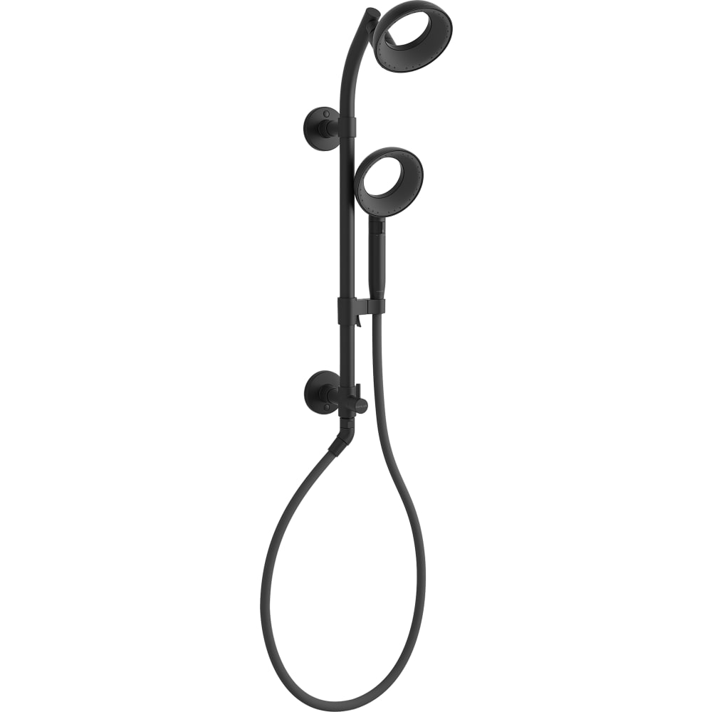 Statement VES Shower Column Kit with 1.5 GPM Shower Head and Hand Shower Featuring Katalyst Air-Induction Spray