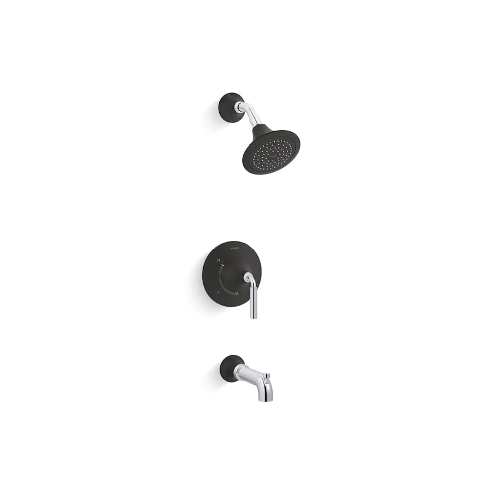 Tone Tub and Shower Trim Package with 1.75 GPM Single Function Shower Head