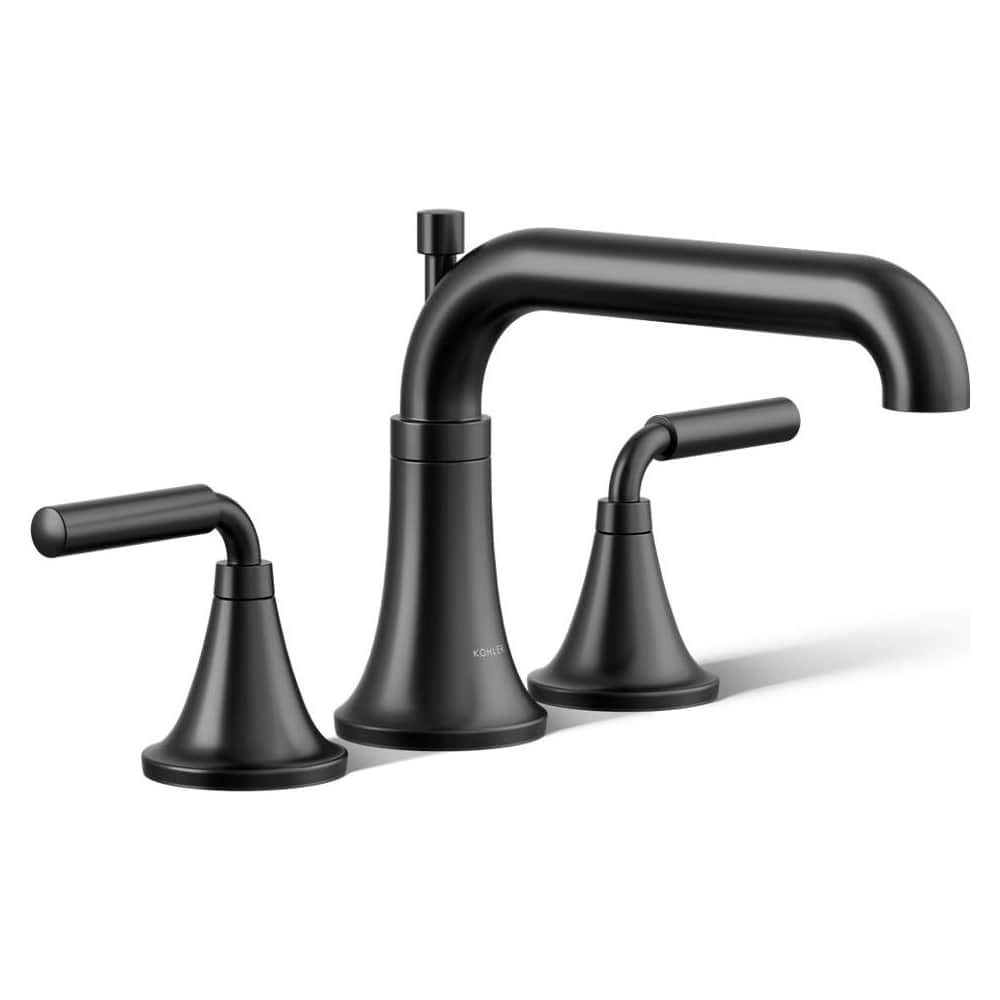 Tone Deck Mounted Roman Tub Filler with Built-In Diverter