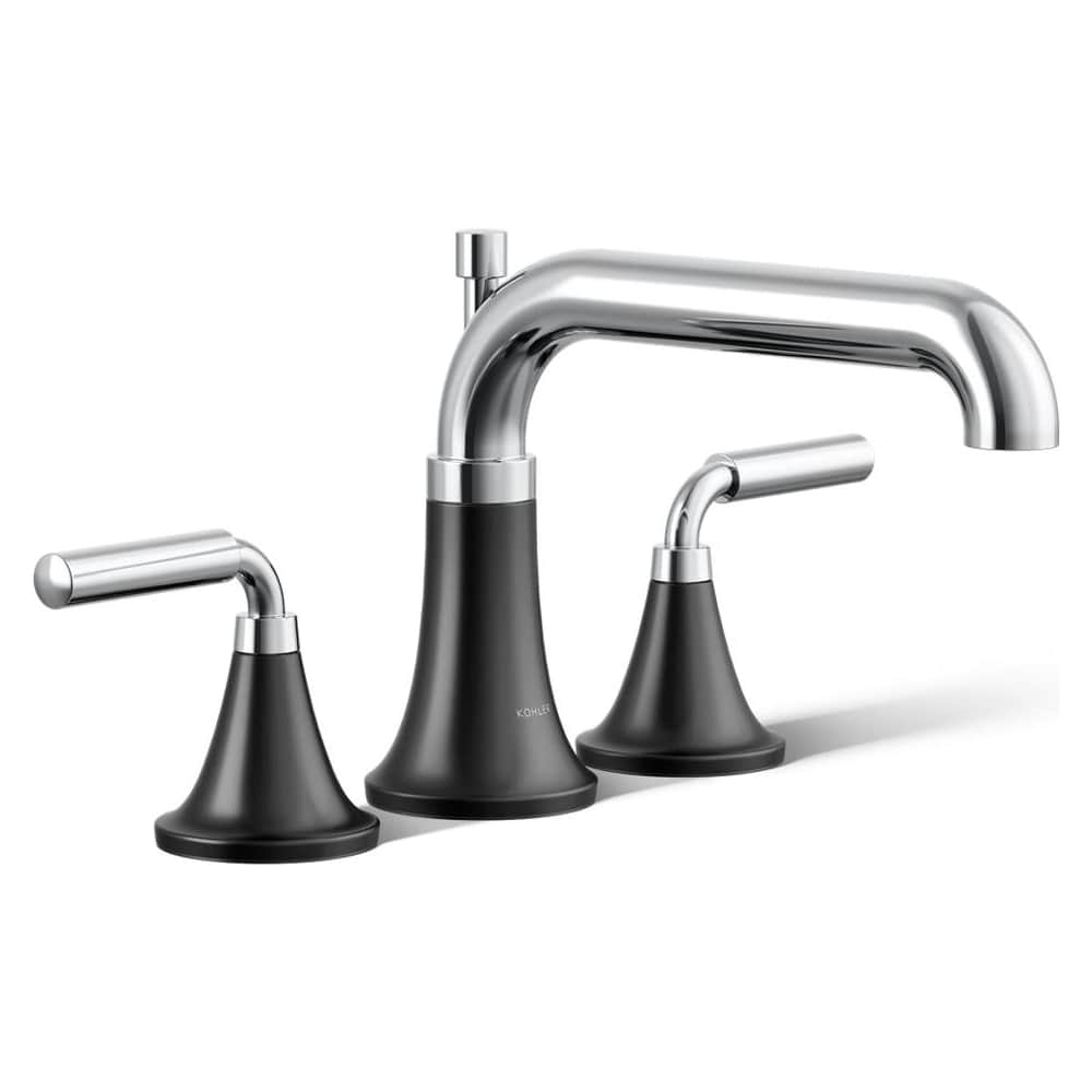 Tone Deck Mounted Roman Tub Filler with Built-In Diverter