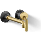 Matte Black / Brushed Moderne Brass