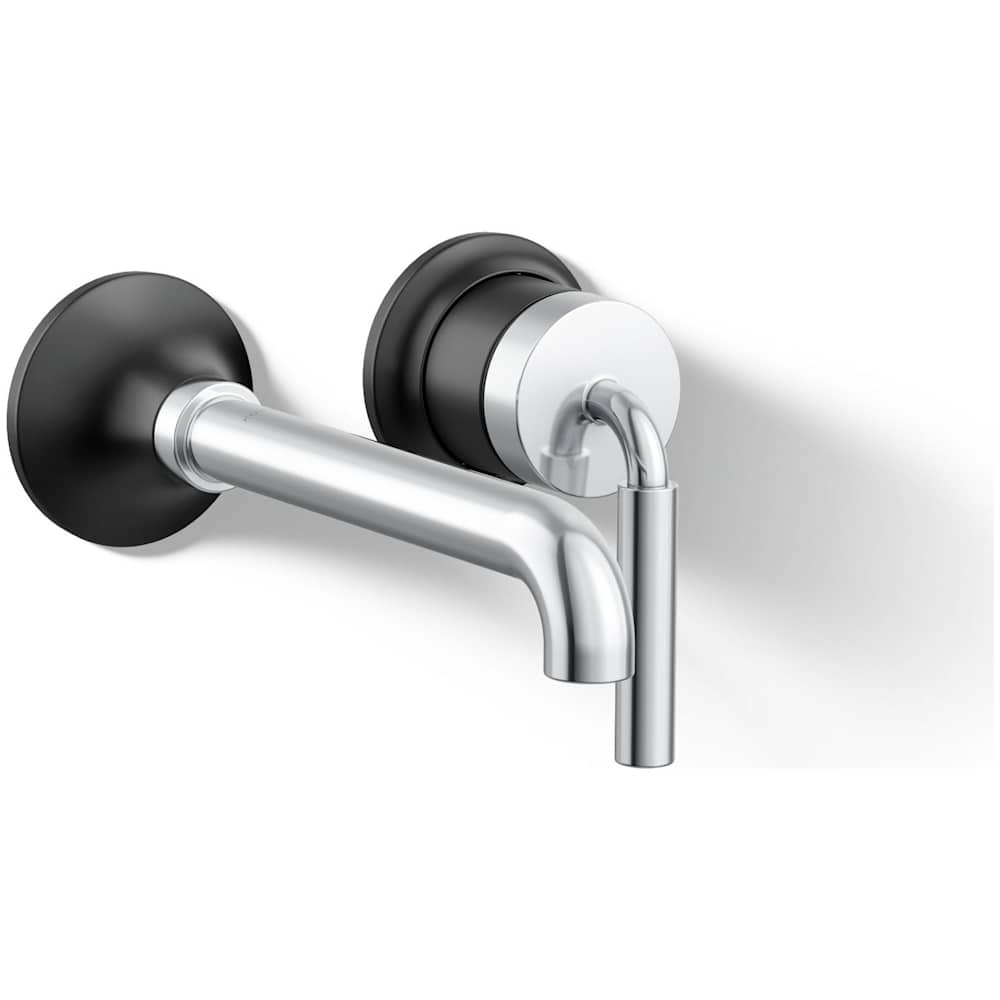 Tone 1.2 GPM Wall Mounted Mini-Widespread Bathroom Faucet