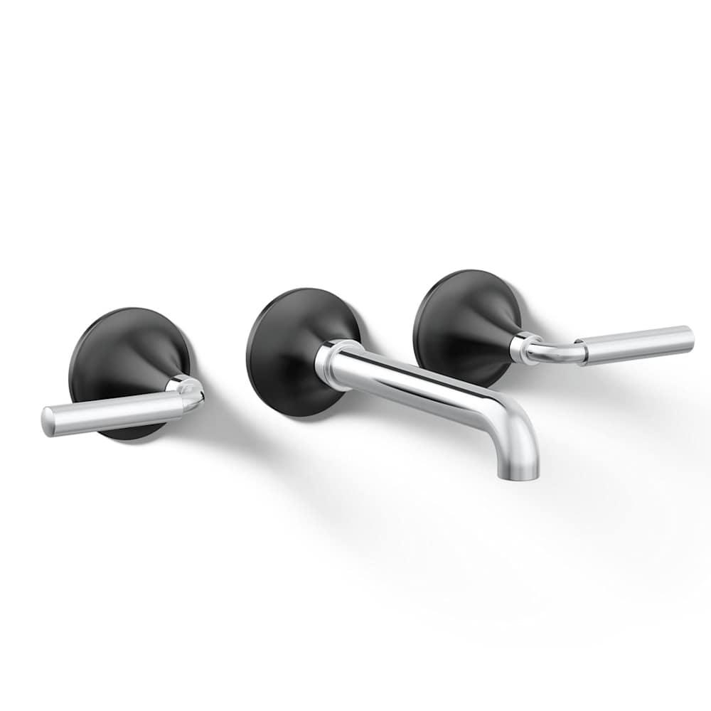 Tone 1.2 GPM Wall Mounted Widespread Bathroom Faucet