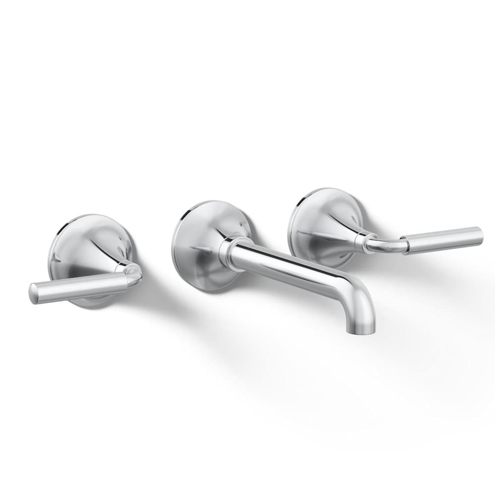 Tone 1.2 GPM Wall Mounted Widespread Bathroom Faucet