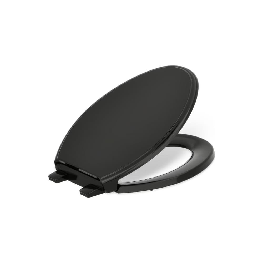 Glenbury Elongated Closed-Front Toilet Seat with Soft Close and Quick Release