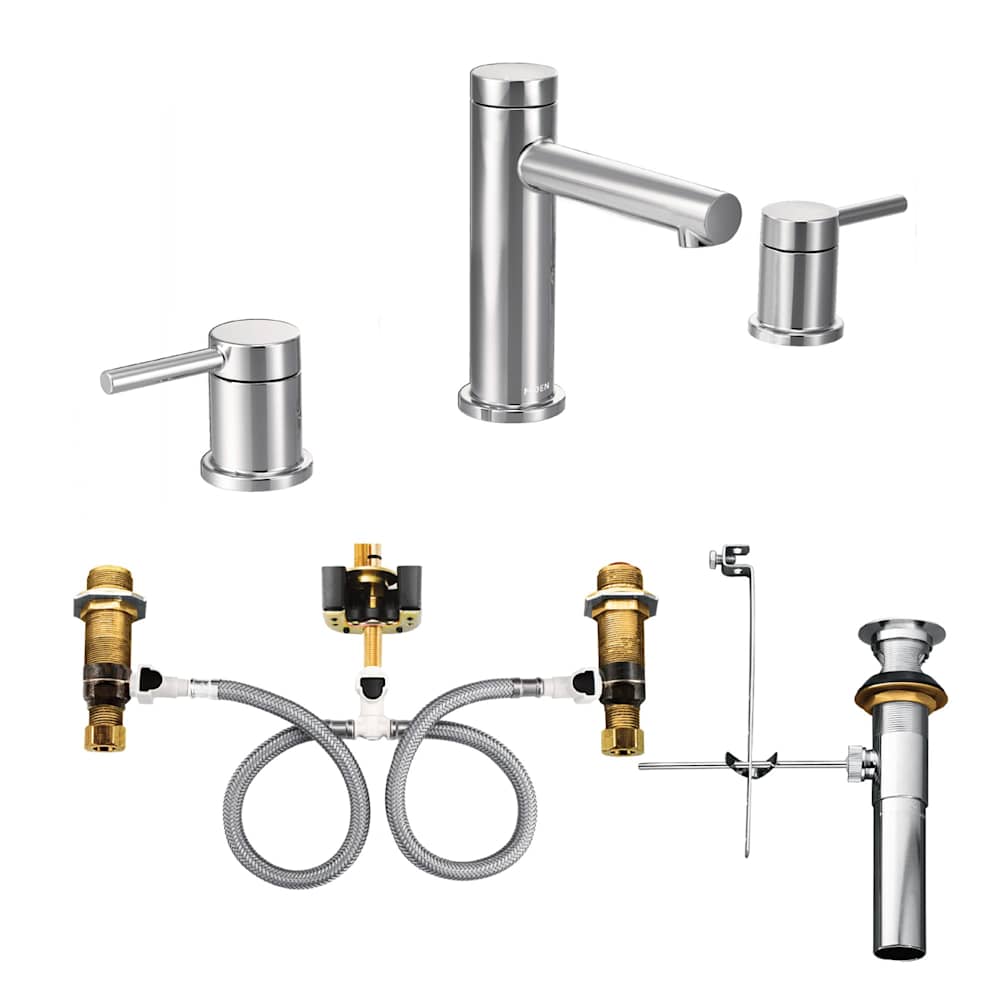 Moen Kurv Smart Faucet 1.5 GPM Single Hole Pull Down Kitchen Faucet with Voice Control Chrome