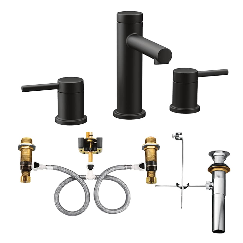 Moen Kurv 1.5 GPM Single Hole Pull Down Kitchen Faucet with Hands Free Capability Polished Nickel