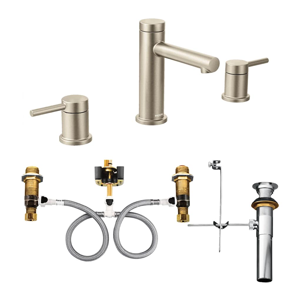 Moen M-DURA Widespread Bathroom Faucet Chrome