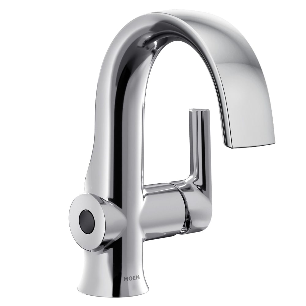 Moen Greenfield 1.2 GPM Single Hole Bathroom Faucet Chrome