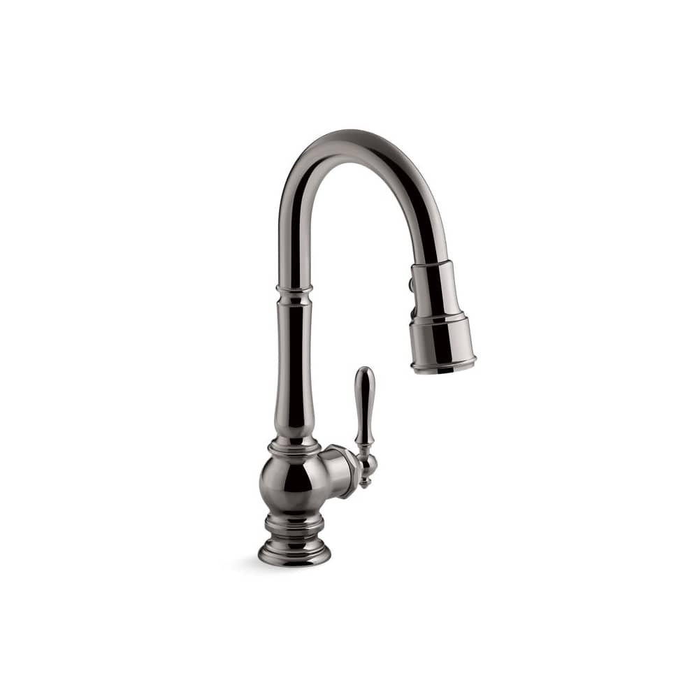 Artifacts 1.5 GPM Single Hole Pull Down Kitchen Faucet