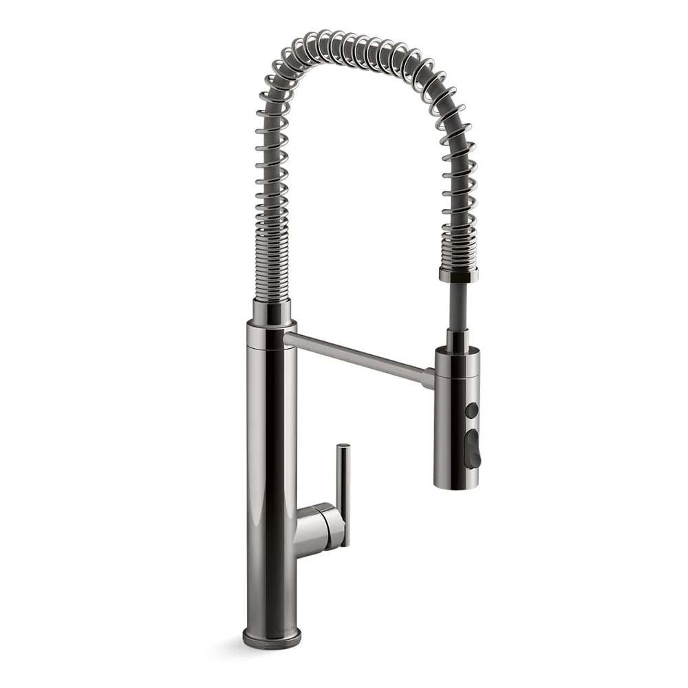 Purist 1.5 GPM Single Hole Pre-Rinse Kitchen Faucet with Sweep Spray, DockNetik, and MasterClean Technologies