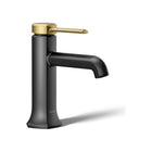 Matte Black / Brushed Moderne Brass