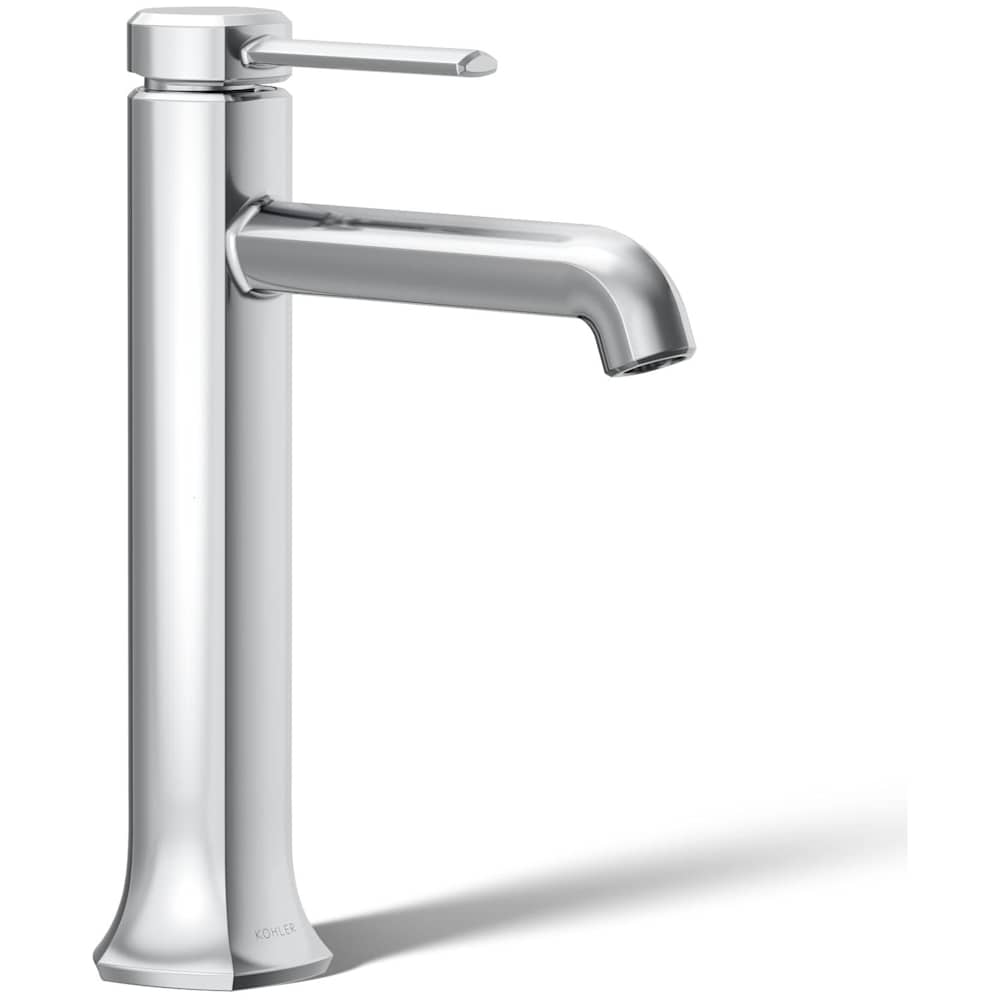 Occasion 1.2 GPM Vessel Single Hole Bathroom Faucet with Touch-Activated Drain
