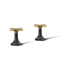 Matte Black / Brushed Moderne Brass