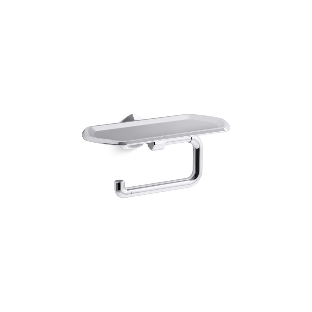 Occasion Wall Mounted Euro Toilet Paper Holder with Tray