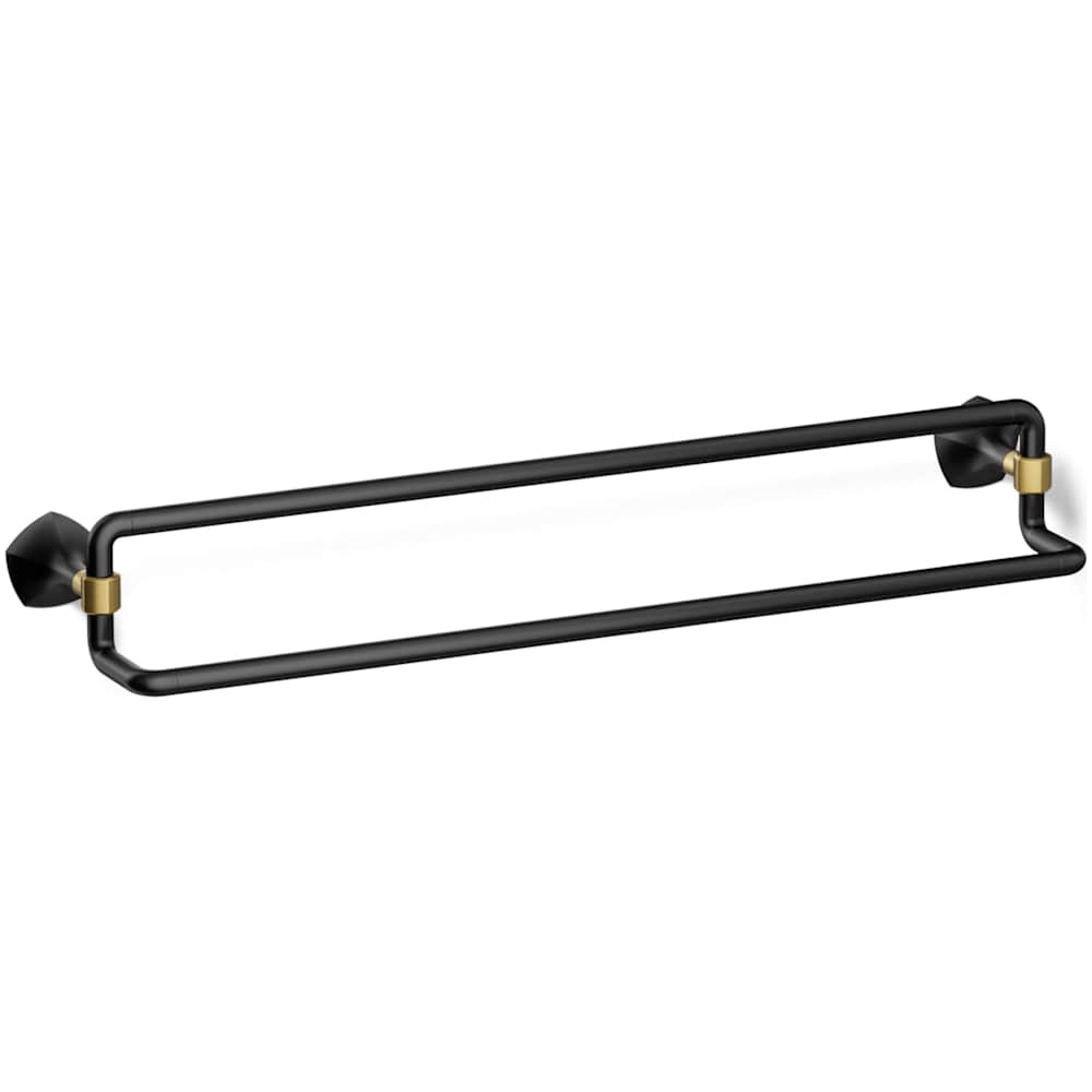 Occasion 24" Zinc Double Towel Bar