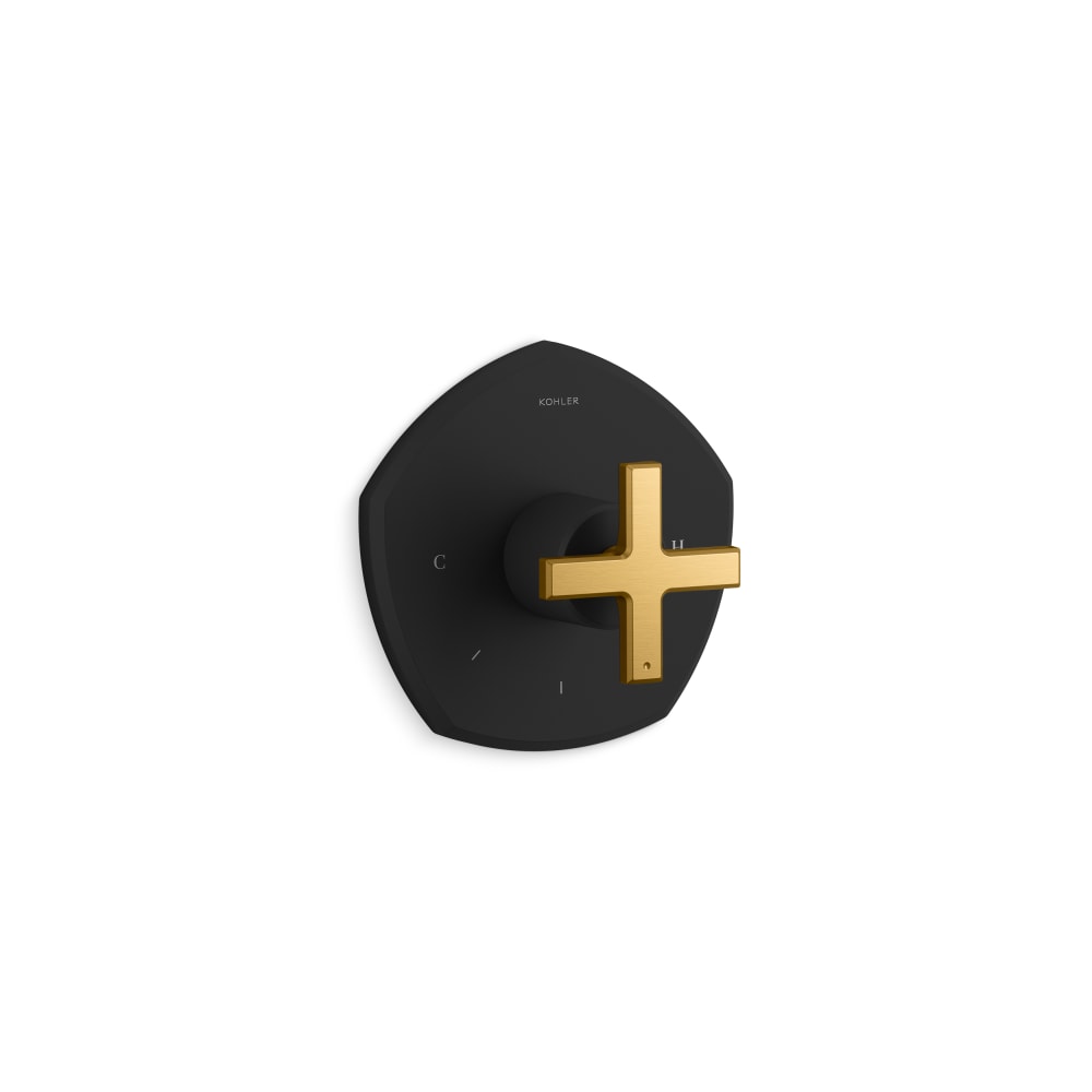 Occasion Thermostatic Valve Trim Only with Single Cross Handle - Less Rough In